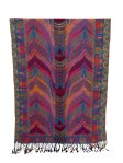 (image for) Feather Sparkling Metallic Pashmina Royal Blue Multi