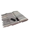 (image for) Plaid Cashmere Feel Scarf 12-pack Lavender/White/Pink
