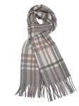 (image for) Plaid Cashmere Feel Scarf 12-pack Lavendernice SW10