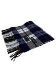 (image for) Plaid Cashmere Feel Scarf 12-pack Navy./White/ Red CSW24