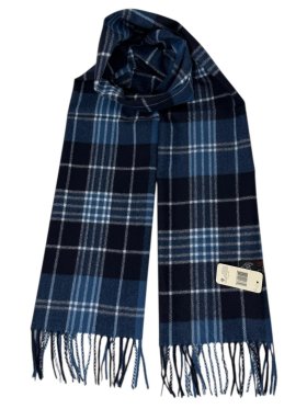 Cashmere Feel 12/pack Scarf Navy/White