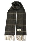 (image for) Cashmere Feel Checker Scarf 12-pack Grey