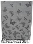 (image for) Butterfly Pashmina Shawl 1 DZ, Asst. Color