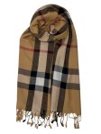 Plaid Scarf Beige