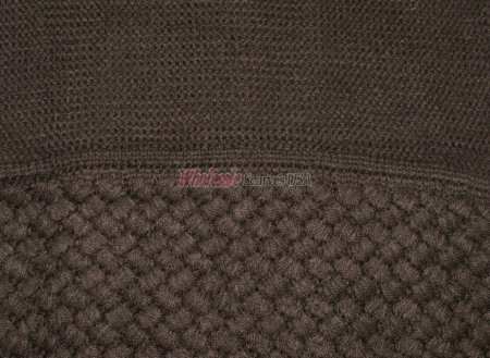 (image for) Knitted Pattern Infinity Scarf Coffee