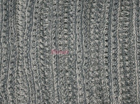 (image for) Stripe Loop Scarf Dark grey