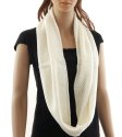 (image for) Fine Knit Infinity Scarf Ivory
