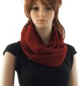 (image for) Fine Knit Infinity Scarf Burgundy