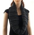 (image for) Stripe Loop Scarf Black