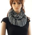 (image for) Stripe Loop Scarf Grey