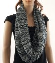 (image for) Stripe Loop Scarf Grey