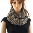 (image for) Stripe Loop Scarf Coffee